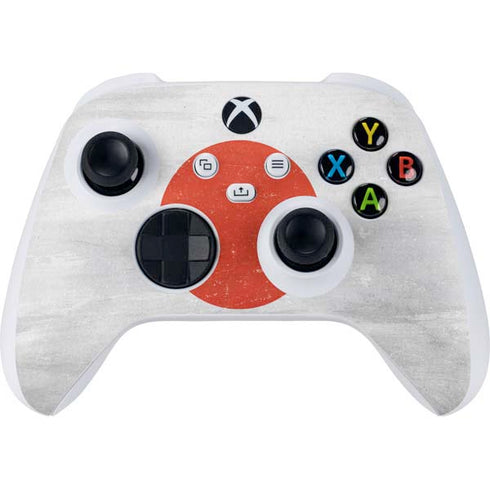 Japanese Flag Distressed Xbox Series S Controller Skin